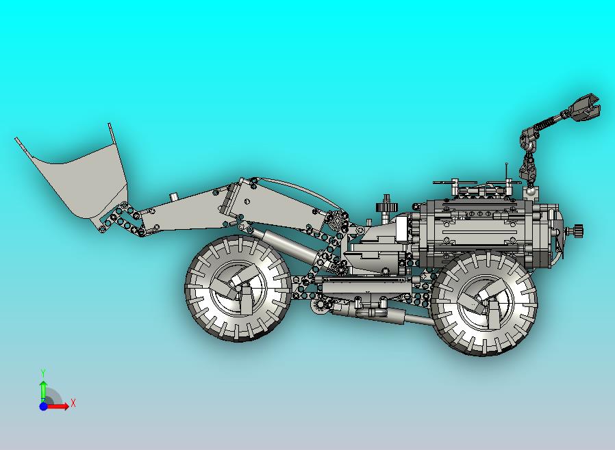乐高概念轮式装载机 STEP IGS