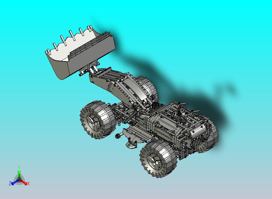乐高概念轮式装载机 STEP IGS
