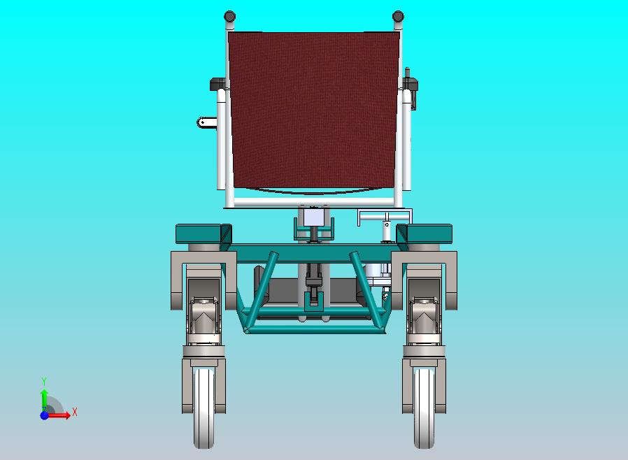 辅助混合轮式腿式轮椅