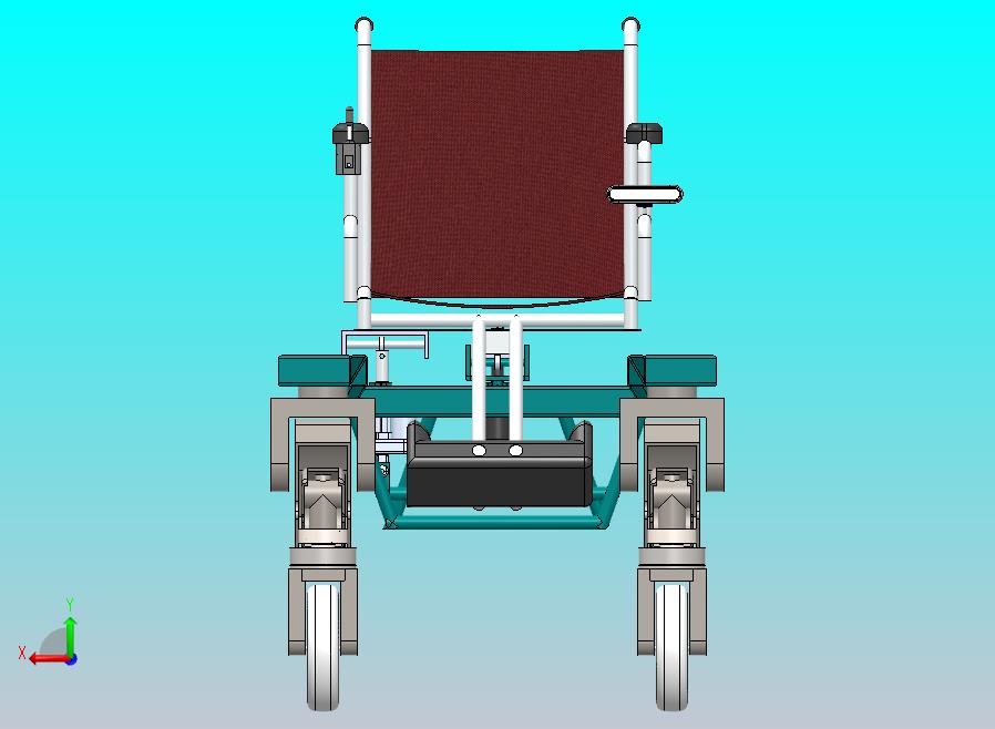 辅助混合轮式腿式轮椅