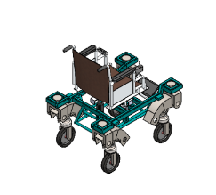 辅助混合轮式腿式轮椅