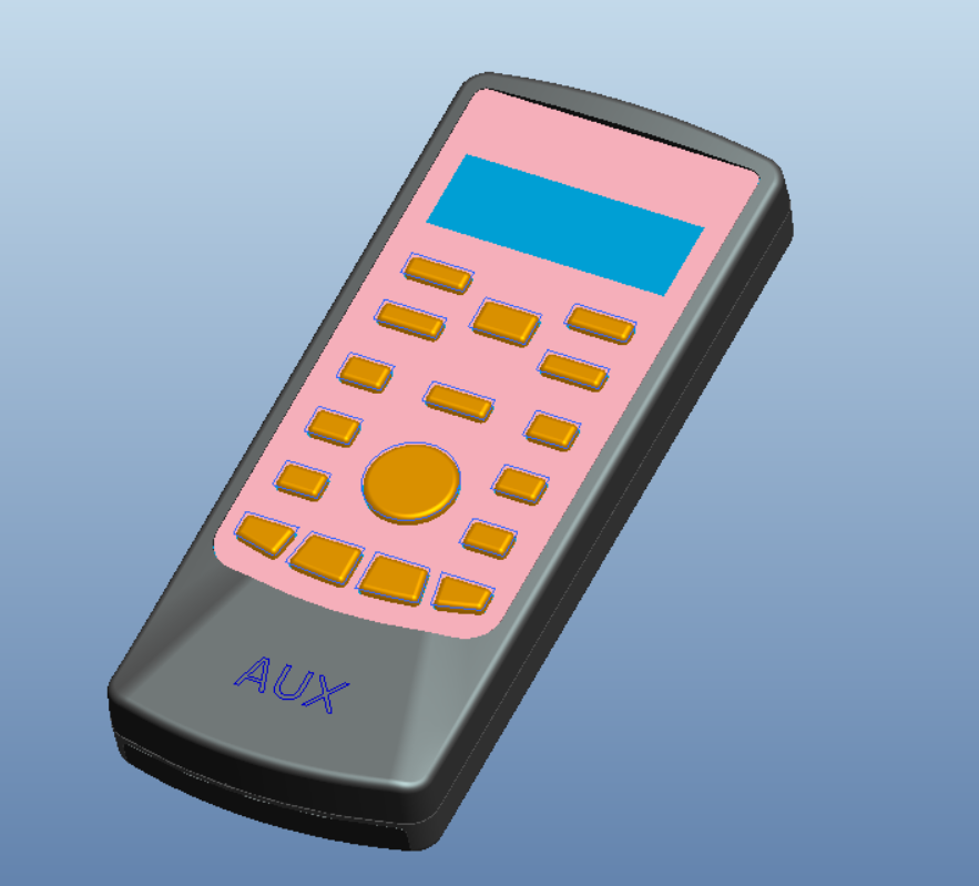 奥克斯空调遥控模型