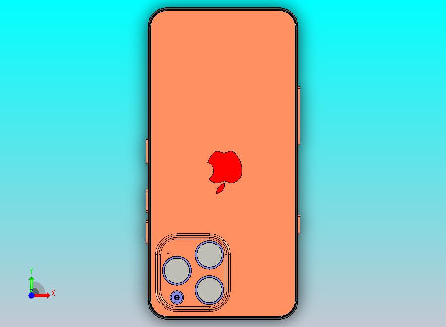 Phone 14手机模型图