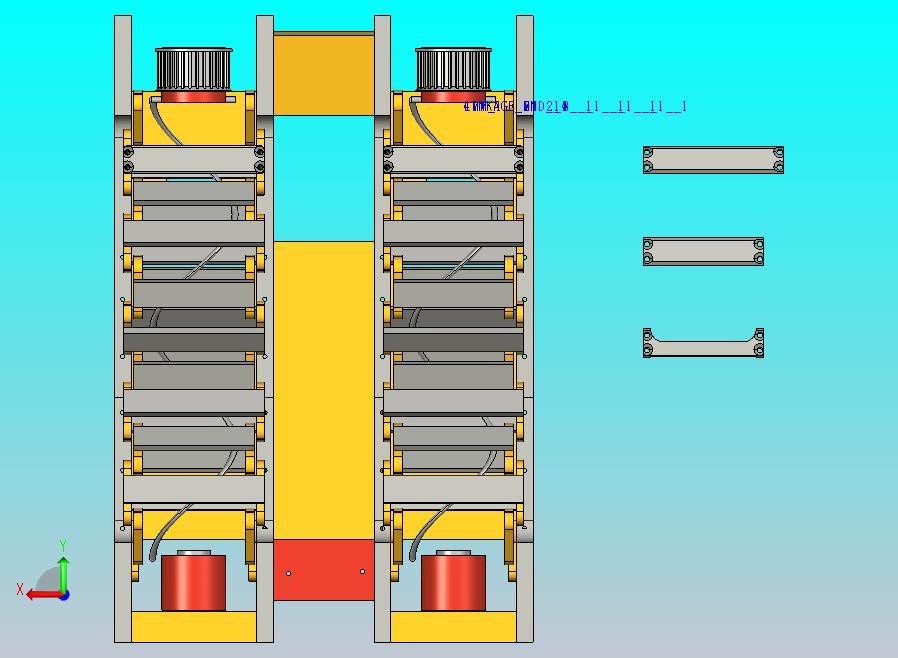 波形驱动爬行蠕虫机器人框架结构三维模型及动画