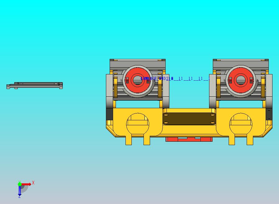 波形驱动爬行蠕虫机器人框架结构三维模型及动画