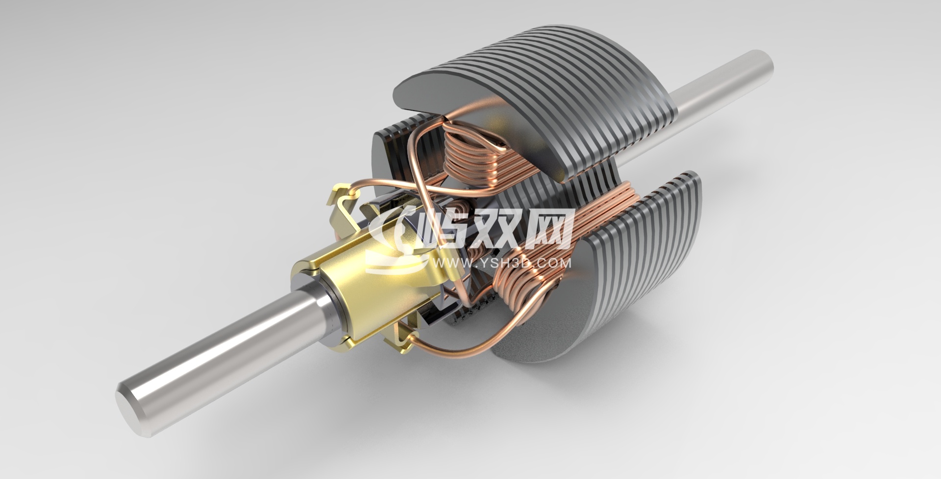 电机转子（线圈接线）