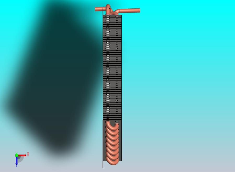 换热器板三维模型