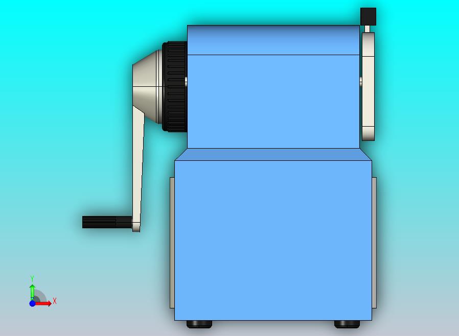 手动转笔刀设计