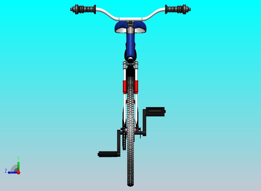 山地减震自行车