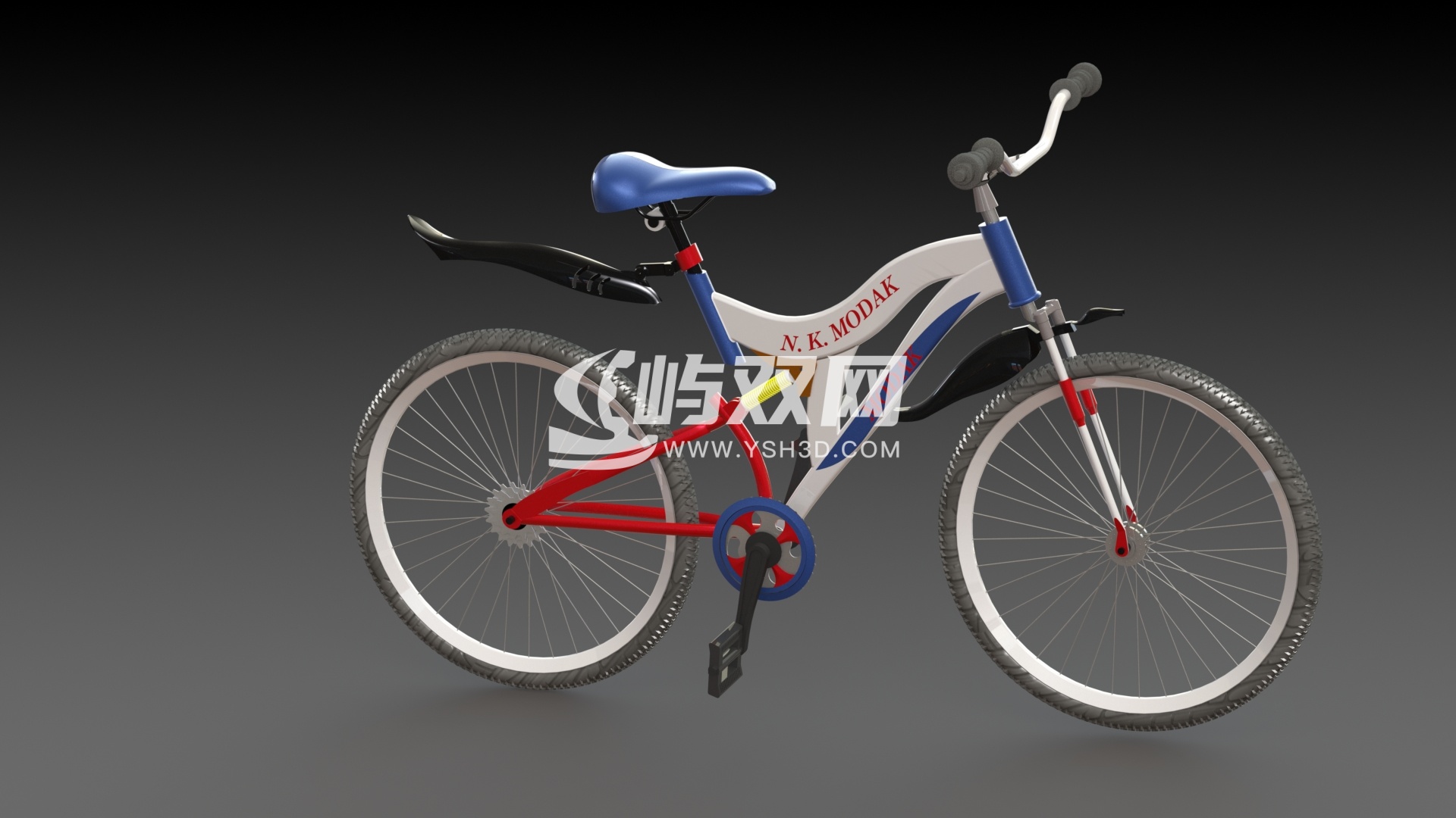 山地减震自行车