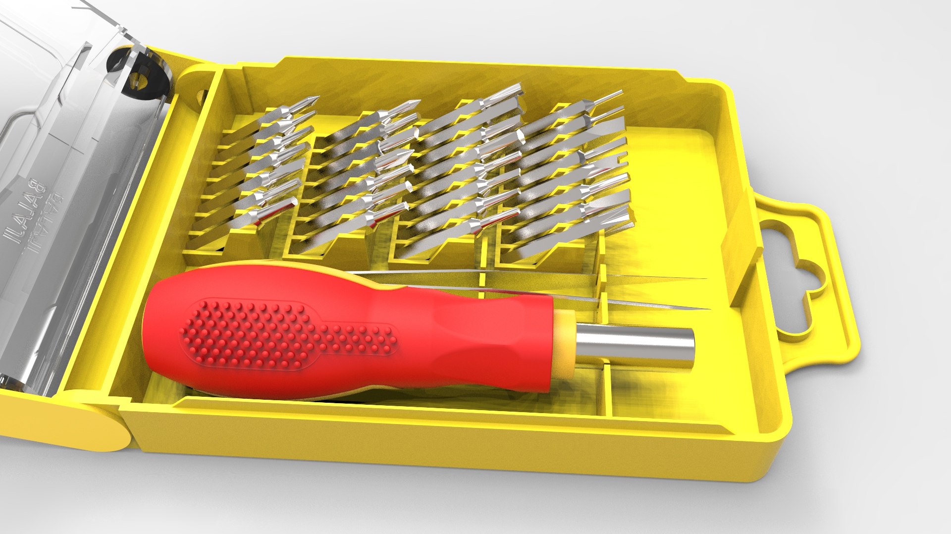 螺丝刀组三维模型
