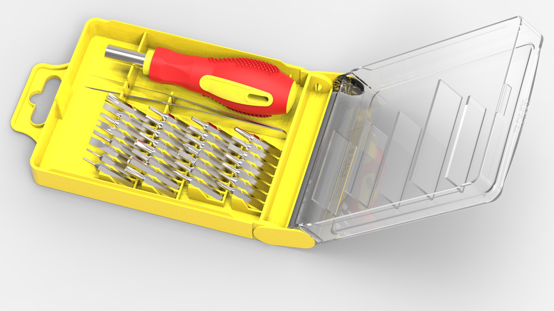螺丝刀组三维模型