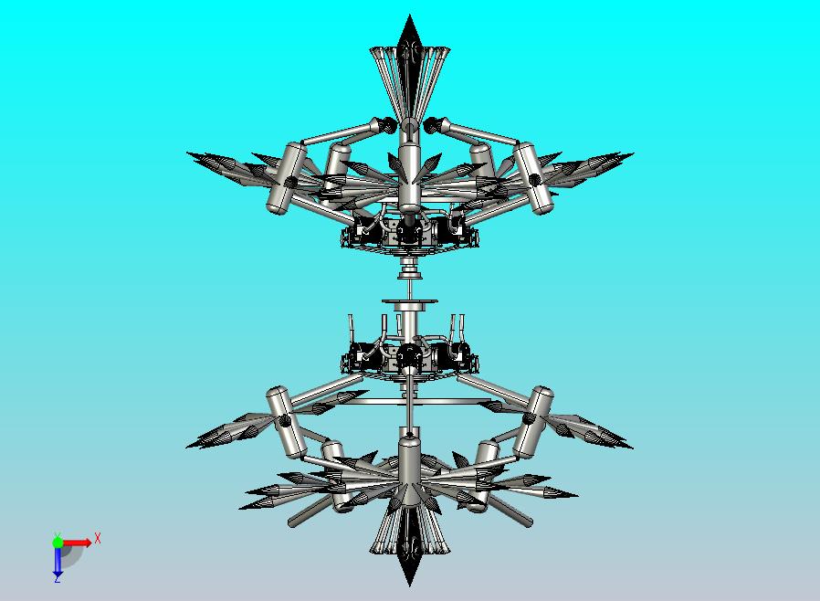 太空预想发电机动力源