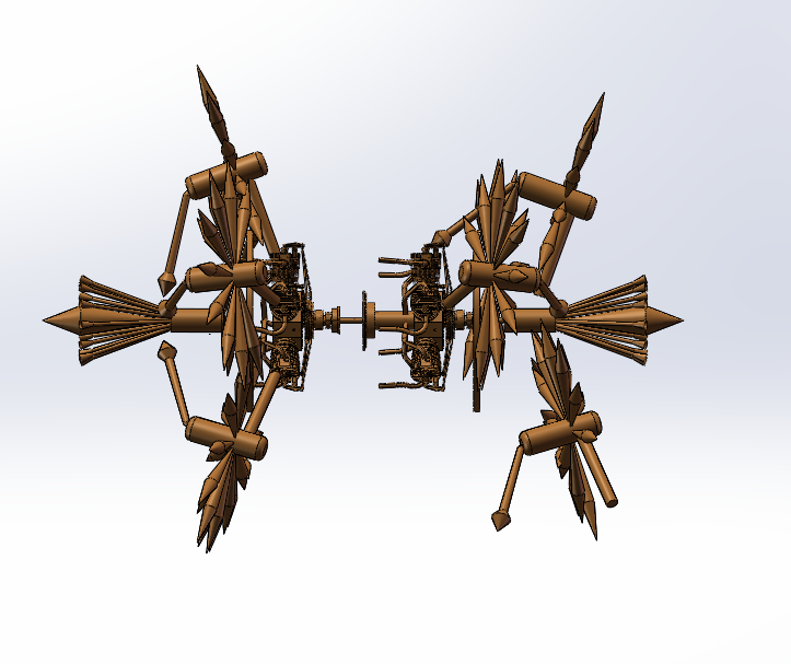 太空预想发电机动力源