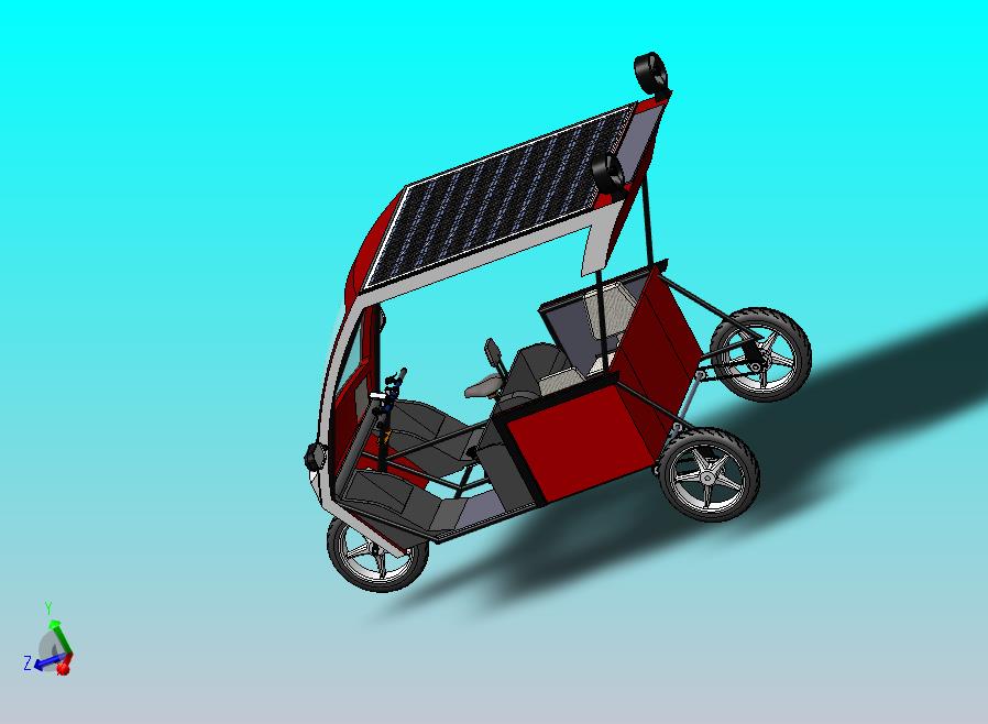 太阳能三轮车