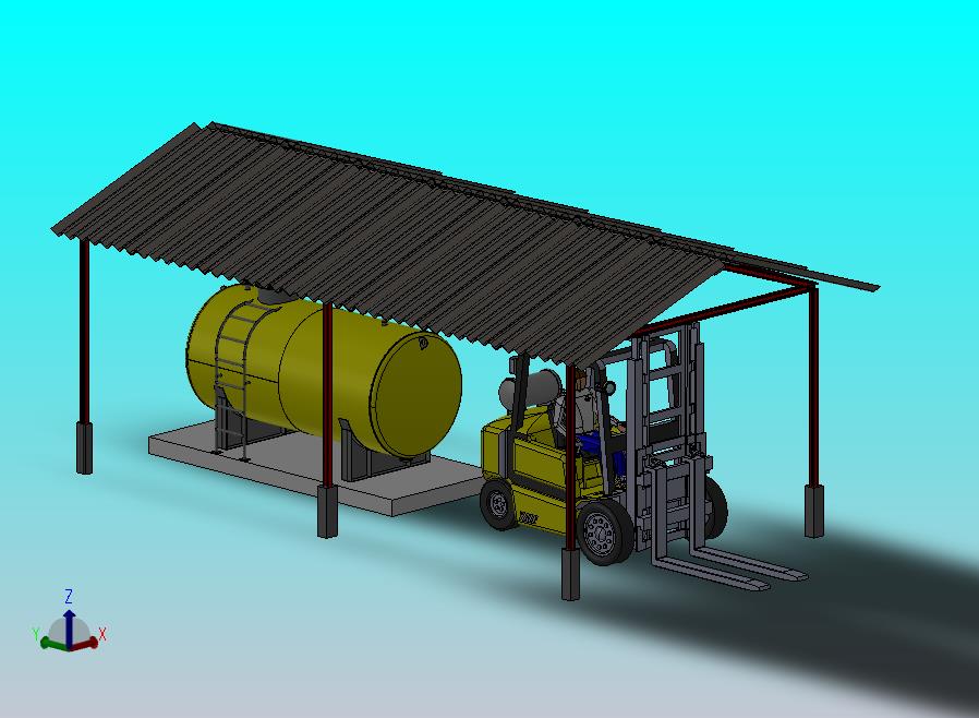叉车带雨棚 SW X_T