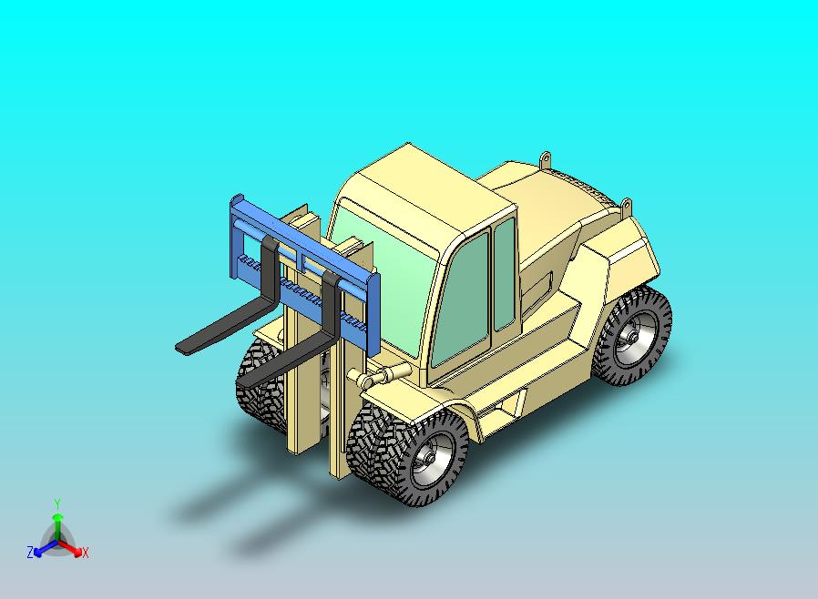 大型叉车模型SW STEP