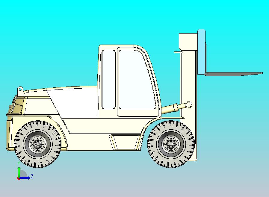 大型叉车模型SW STEP
