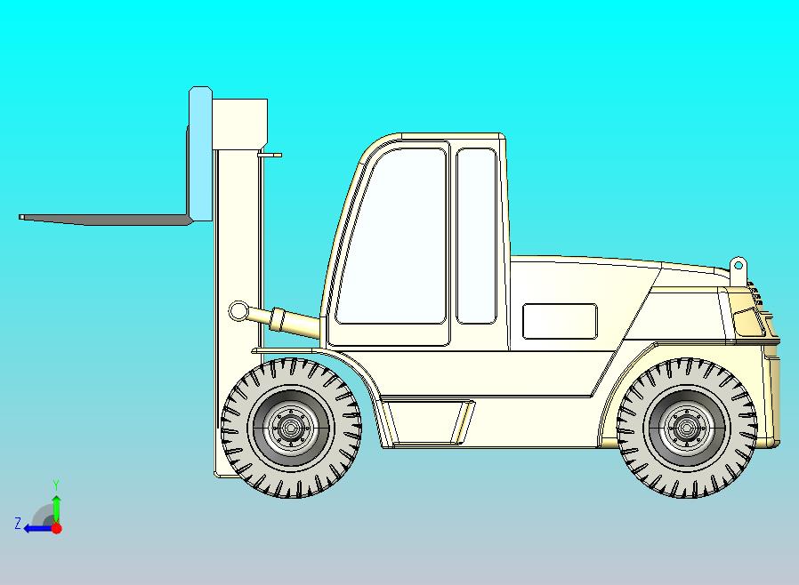 大型叉车模型SW STEP