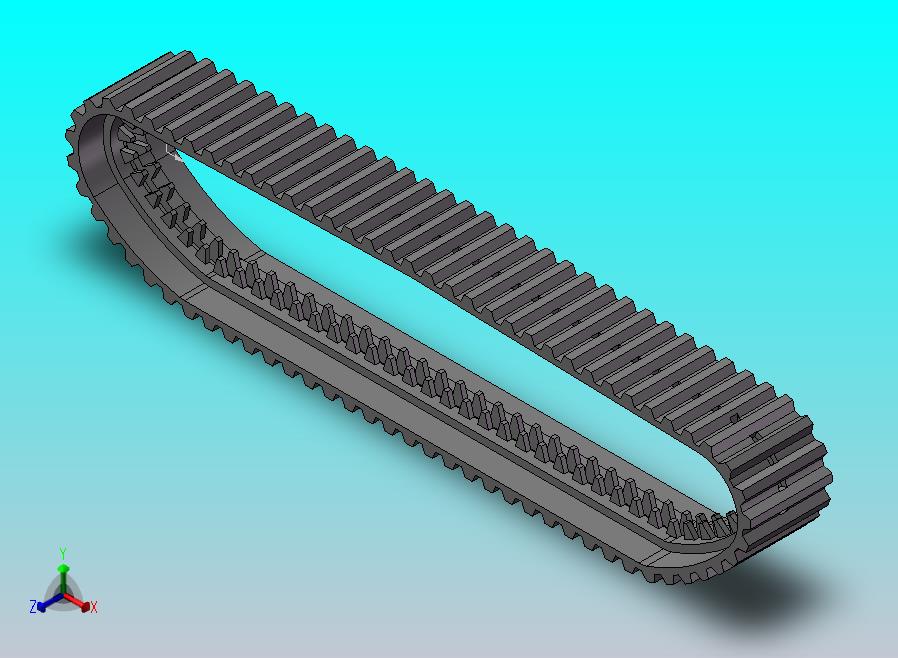 C50R-5BTV橡胶履带450×110×74