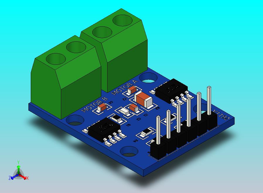 电机驱动器L9110S 800mA（2个电机）
