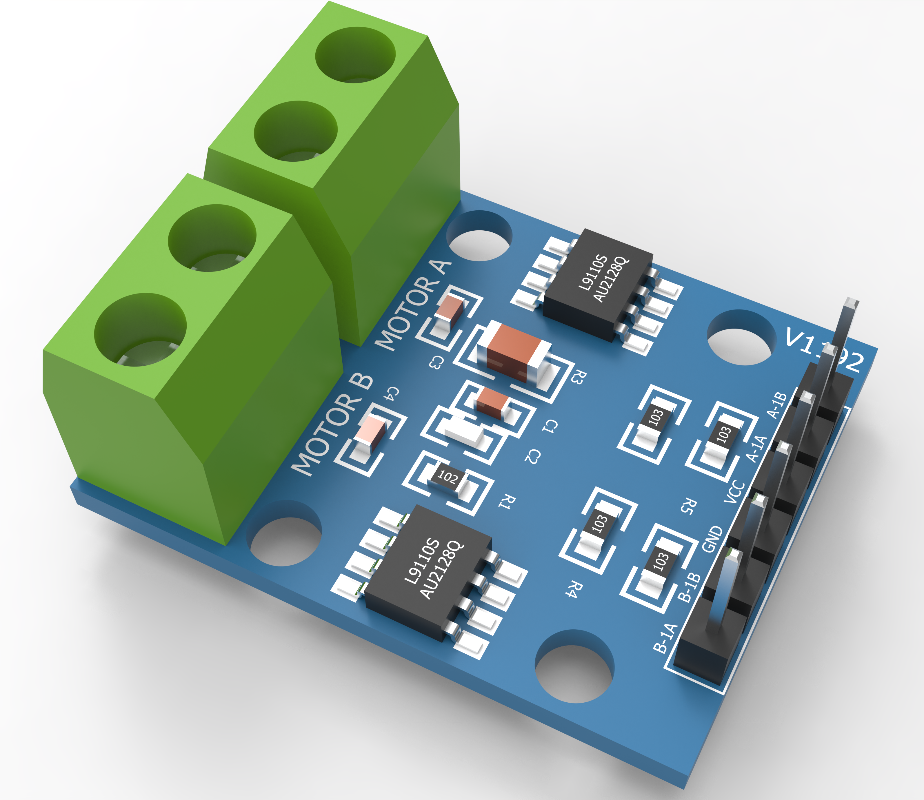 电机驱动器L9110S 800mA（2个电机）