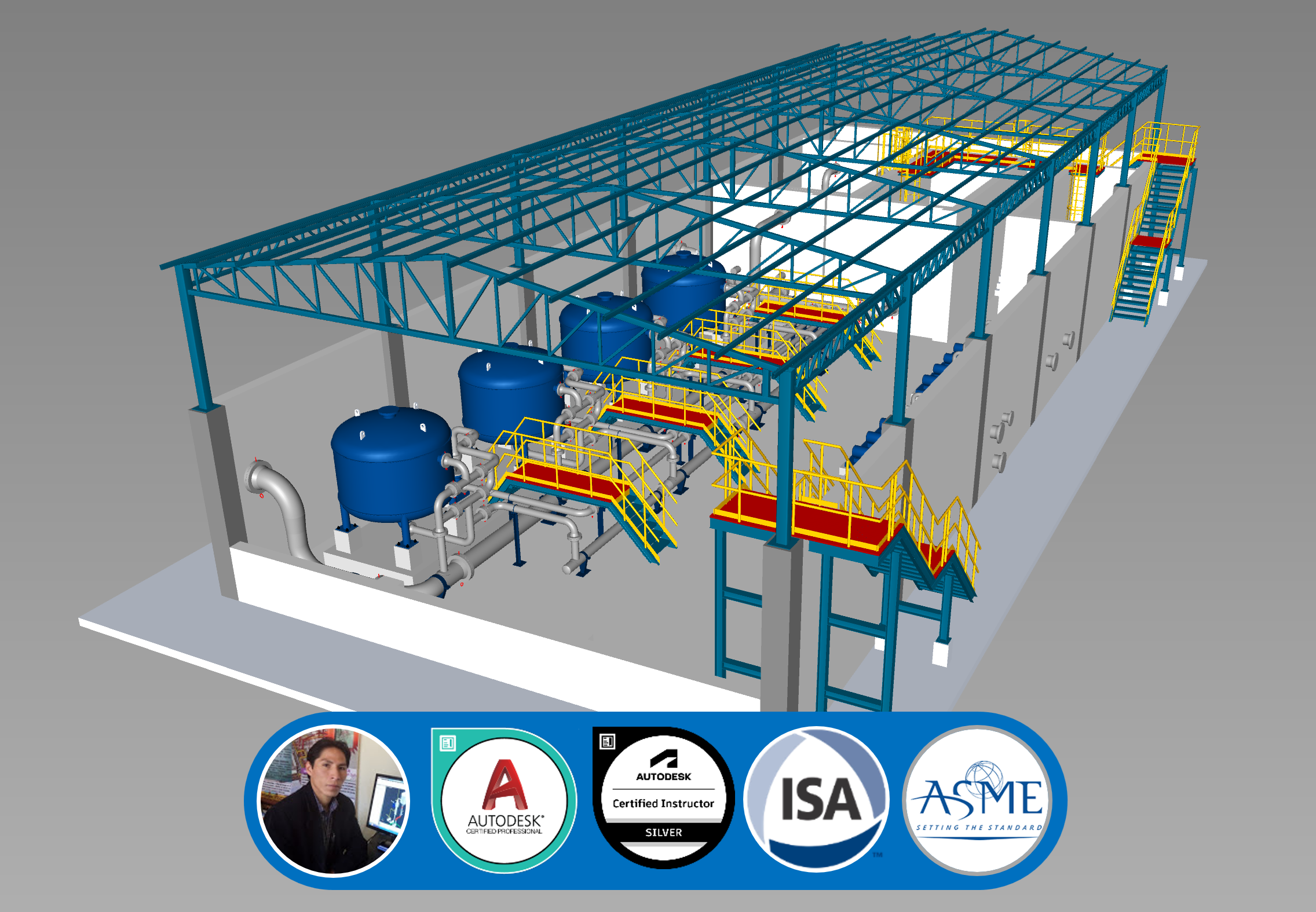 泵房AutoCAD Plant 3D