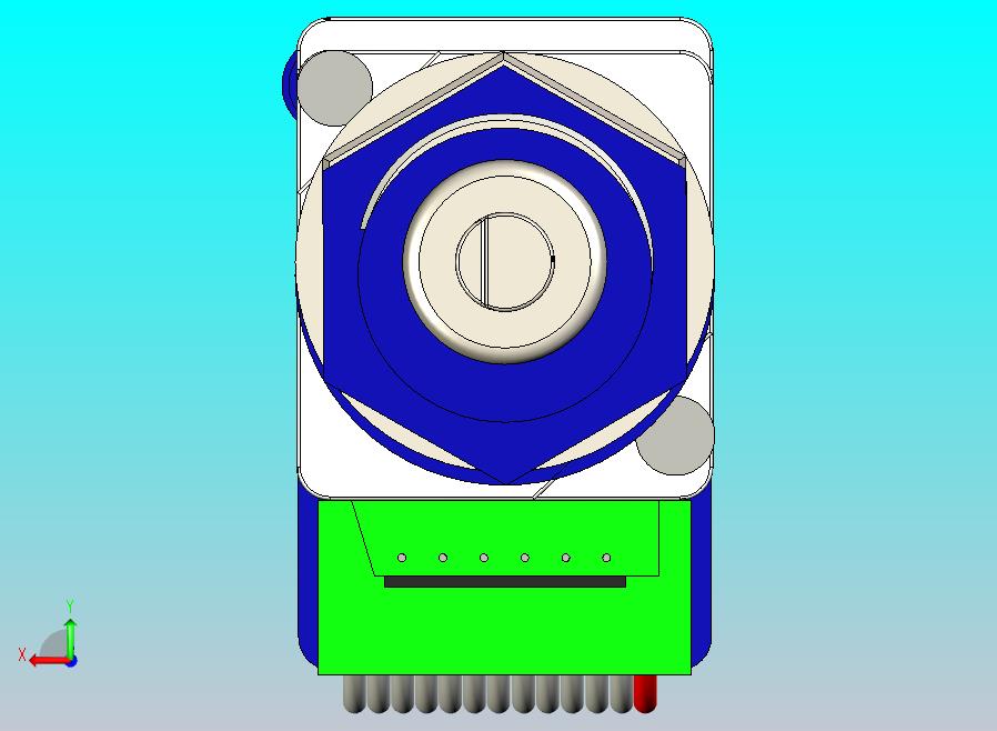 带按钮的GrayHill编码器