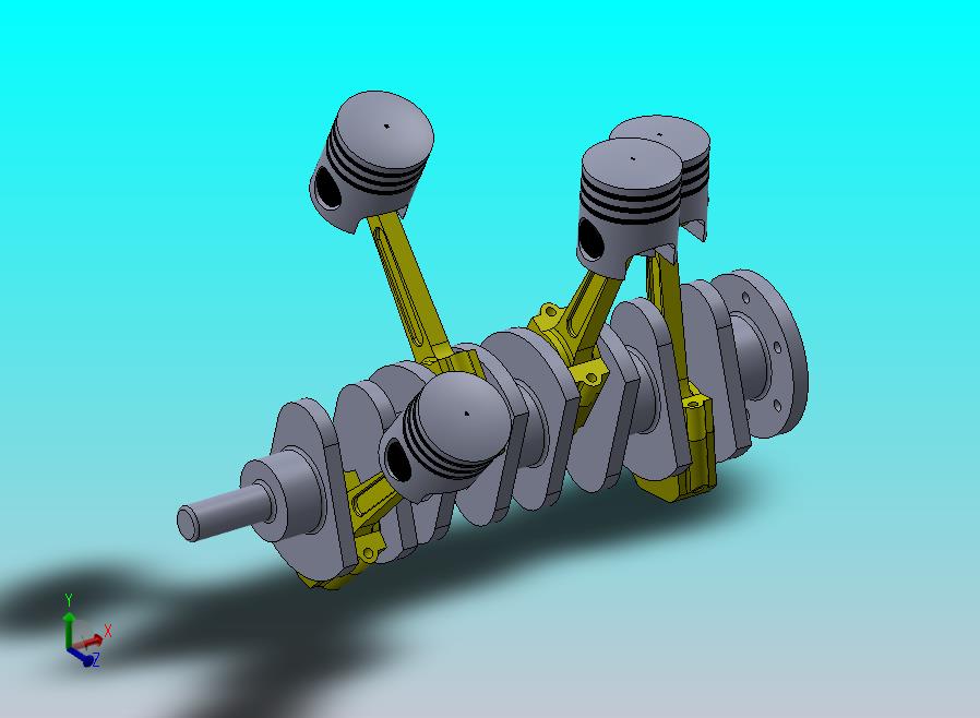 4 Inline Cylinder Engine