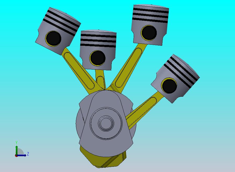 4 Inline Cylinder Engine