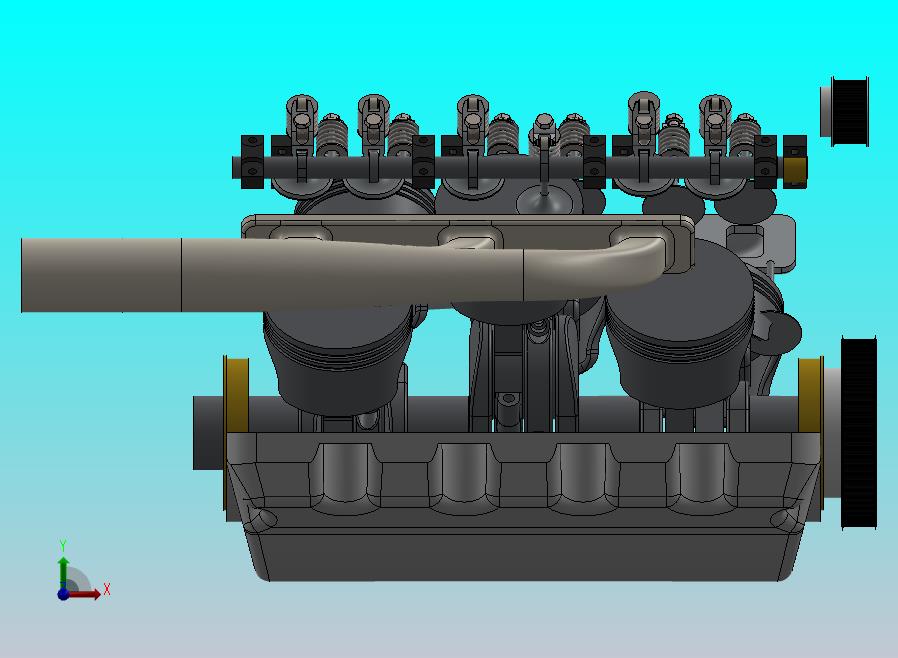 双涡轮V6柴油发动机