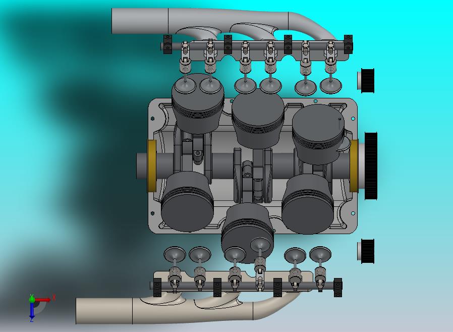 双涡轮V6柴油发动机