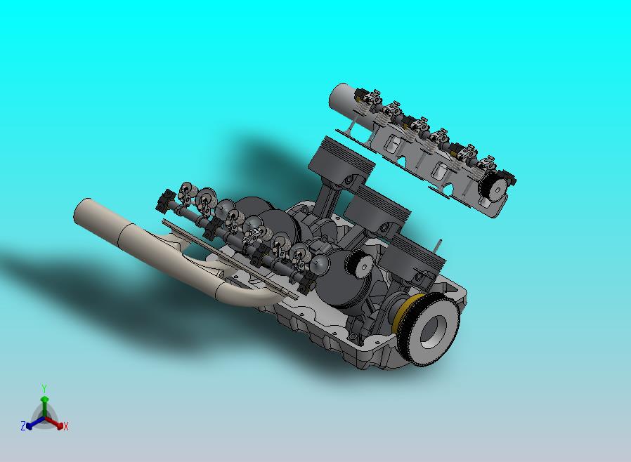 双涡轮V6柴油发动机