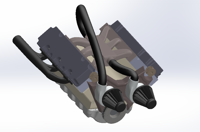 双涡轮V6柴油发动机