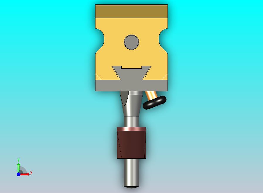 用于夹紧的台钳