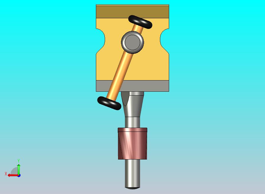 用于夹紧的台钳