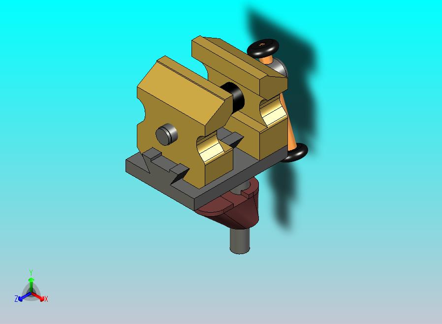 用于夹紧的台钳