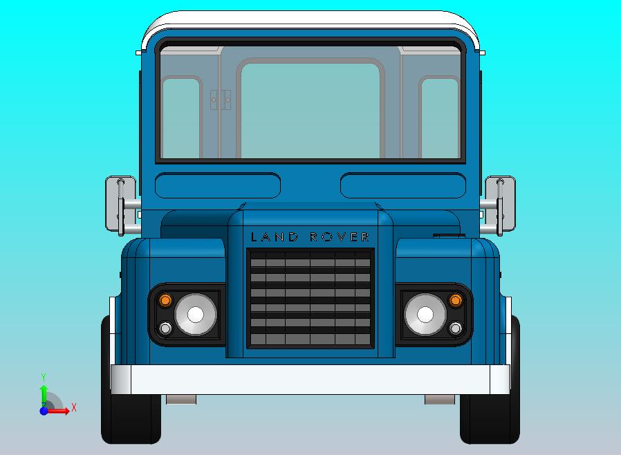 路虎玩具车模型