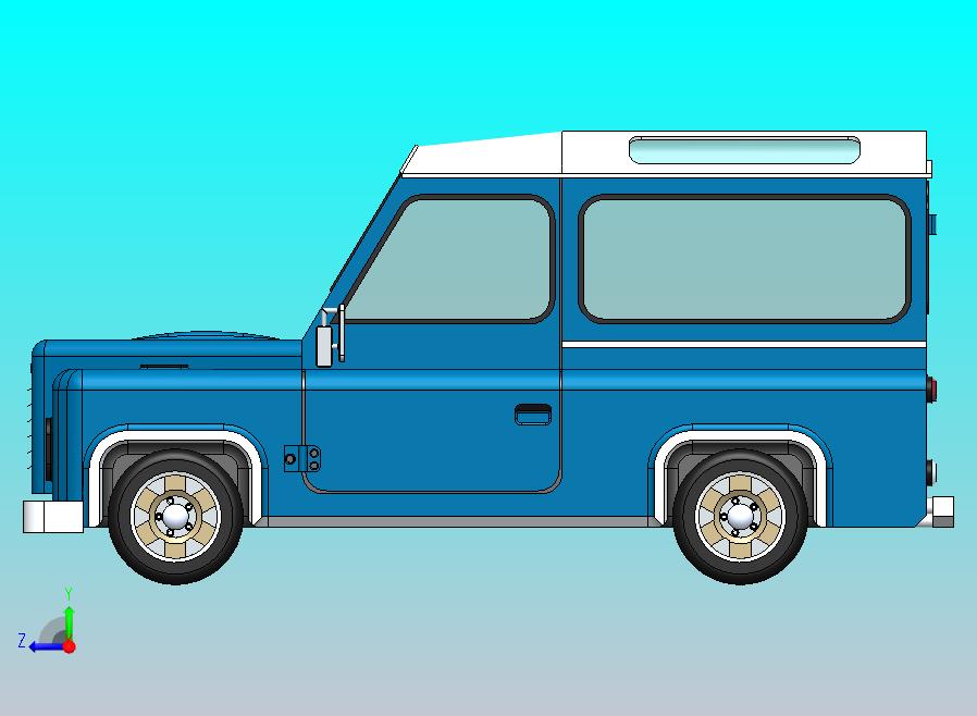 路虎玩具车模型