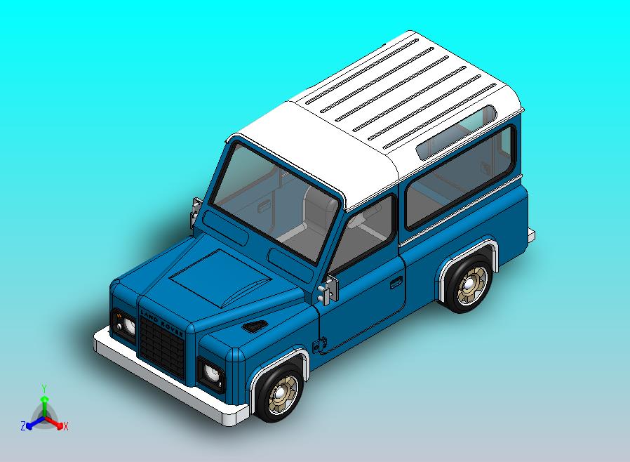 路虎玩具车模型