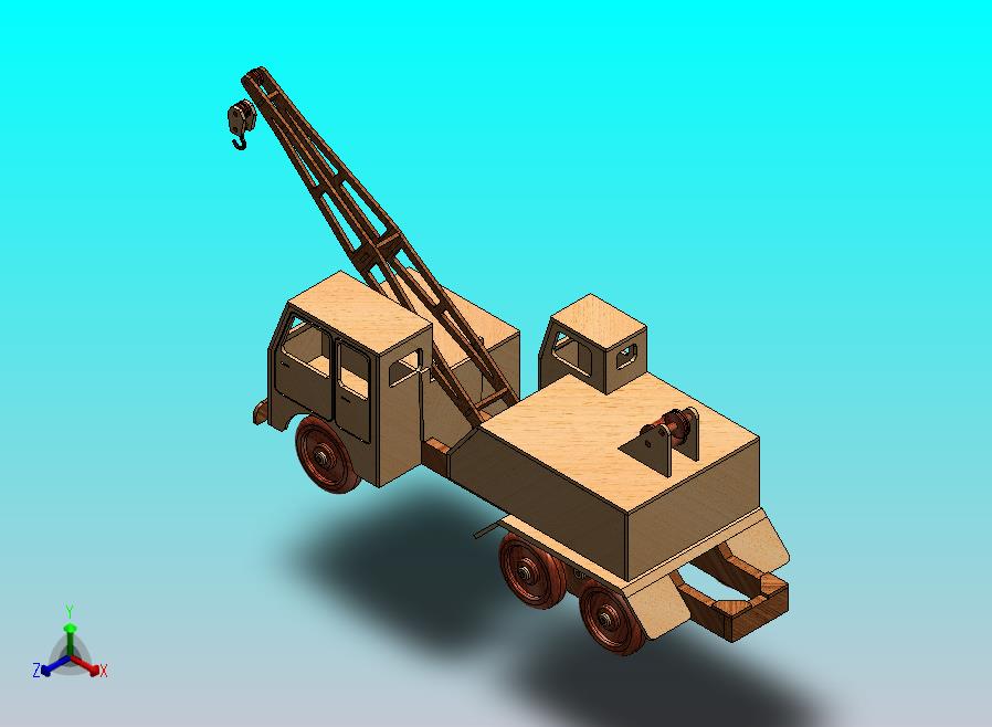 玩具汽车起重机 SW STP