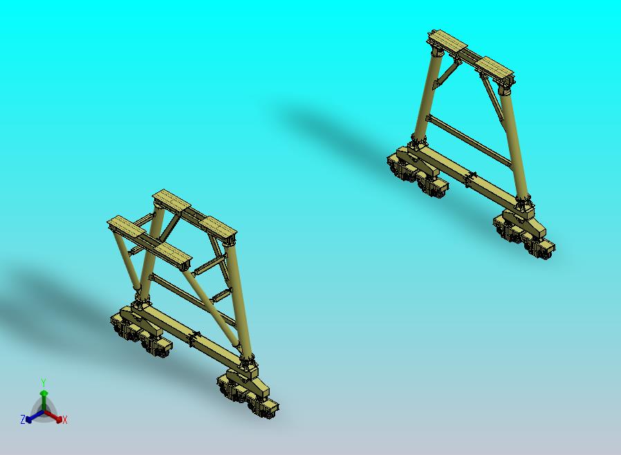 梁式龙门式起重机工程 SW