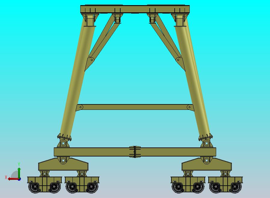 梁式龙门式起重机工程 SW
