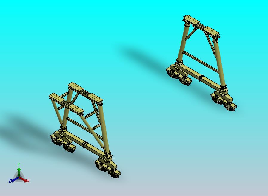 梁式龙门式起重机工程 SW