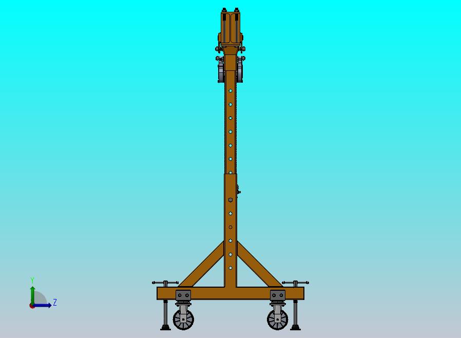 Gr5便携式龙门起重机 CREO STP