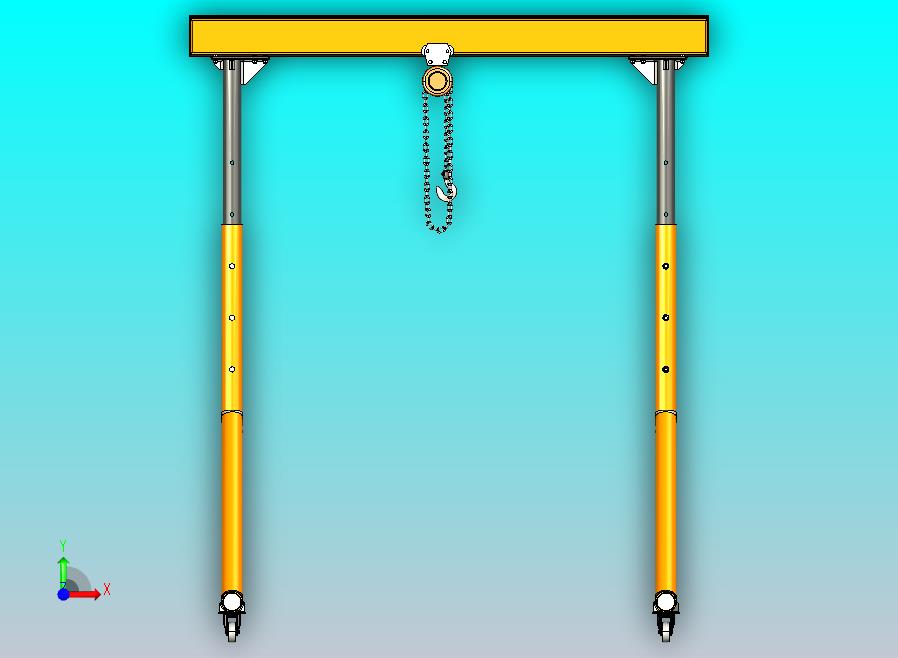 龙门起重机1吨-3 STP STL