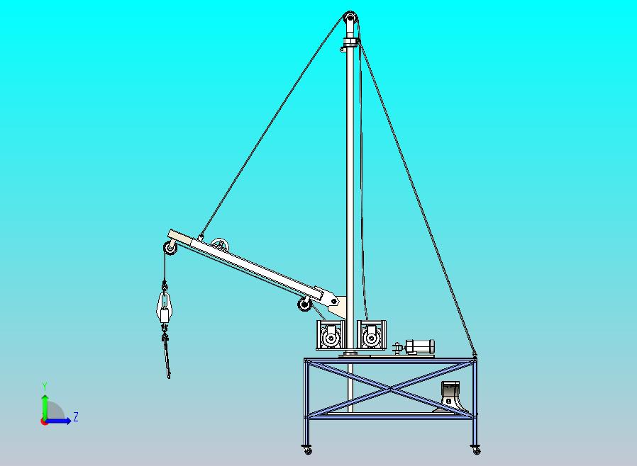 吊杆式起重机-11 STP