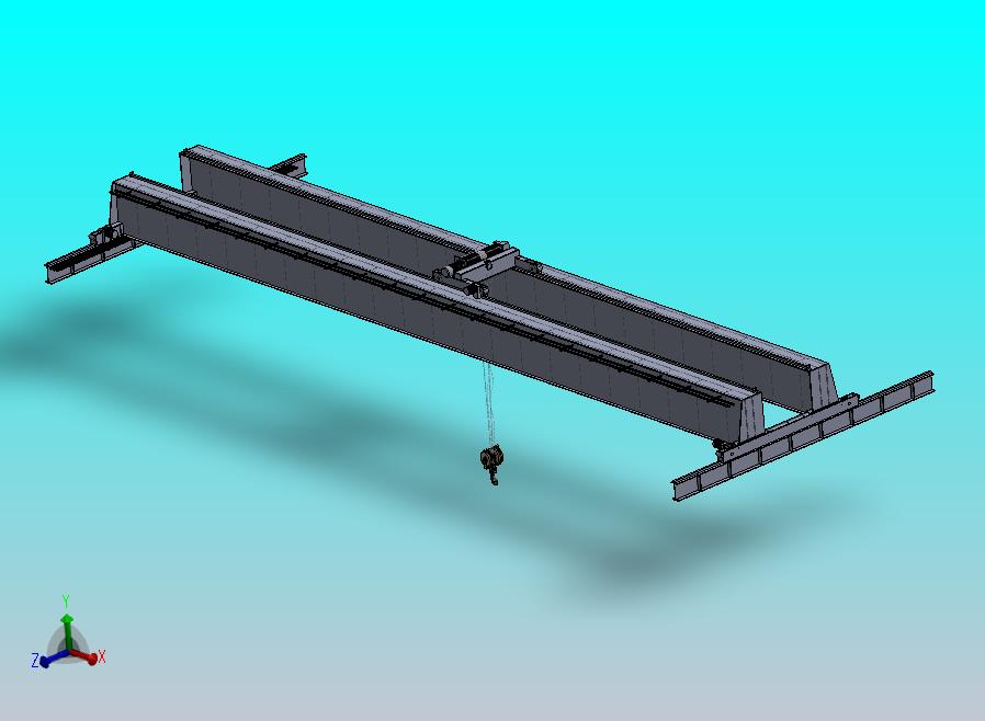 56-起重机-70英尺跨度和15吨容量SW和2维
