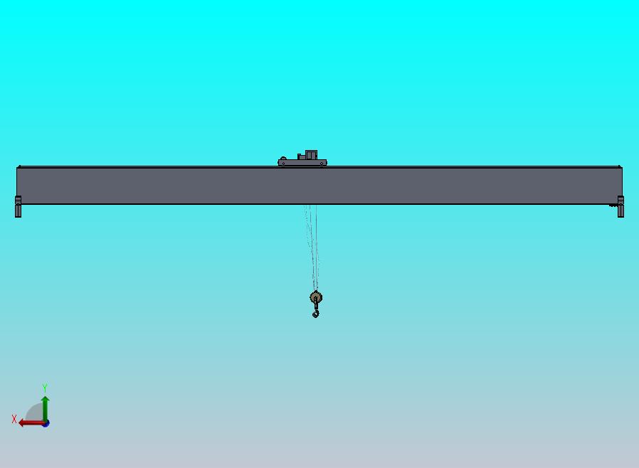 起重机-70英尺跨度和15吨容量SW和2维