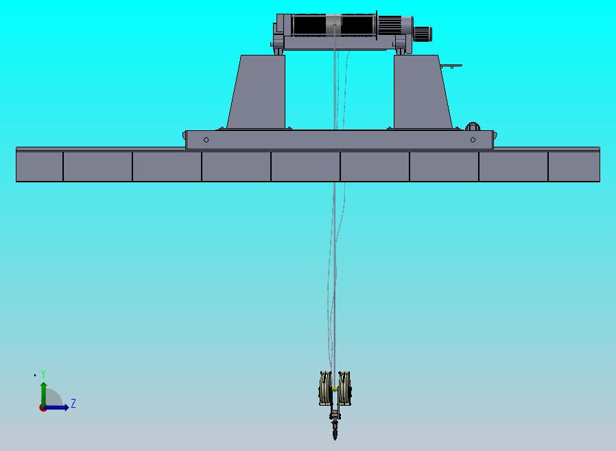 起重机-70英尺跨度和15吨容量SW和2维
